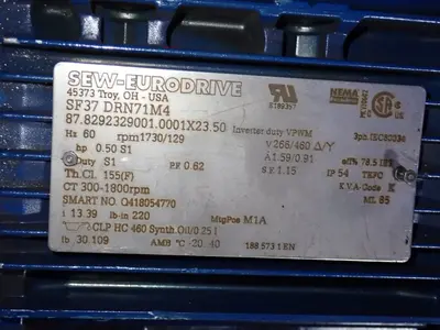 USED SEW EURODRIVE SF37 DRN71M4