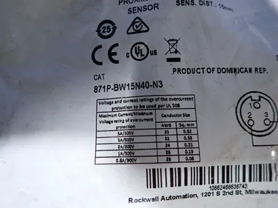 NEW ALLEN BRADLEY 871PBW15N40N3