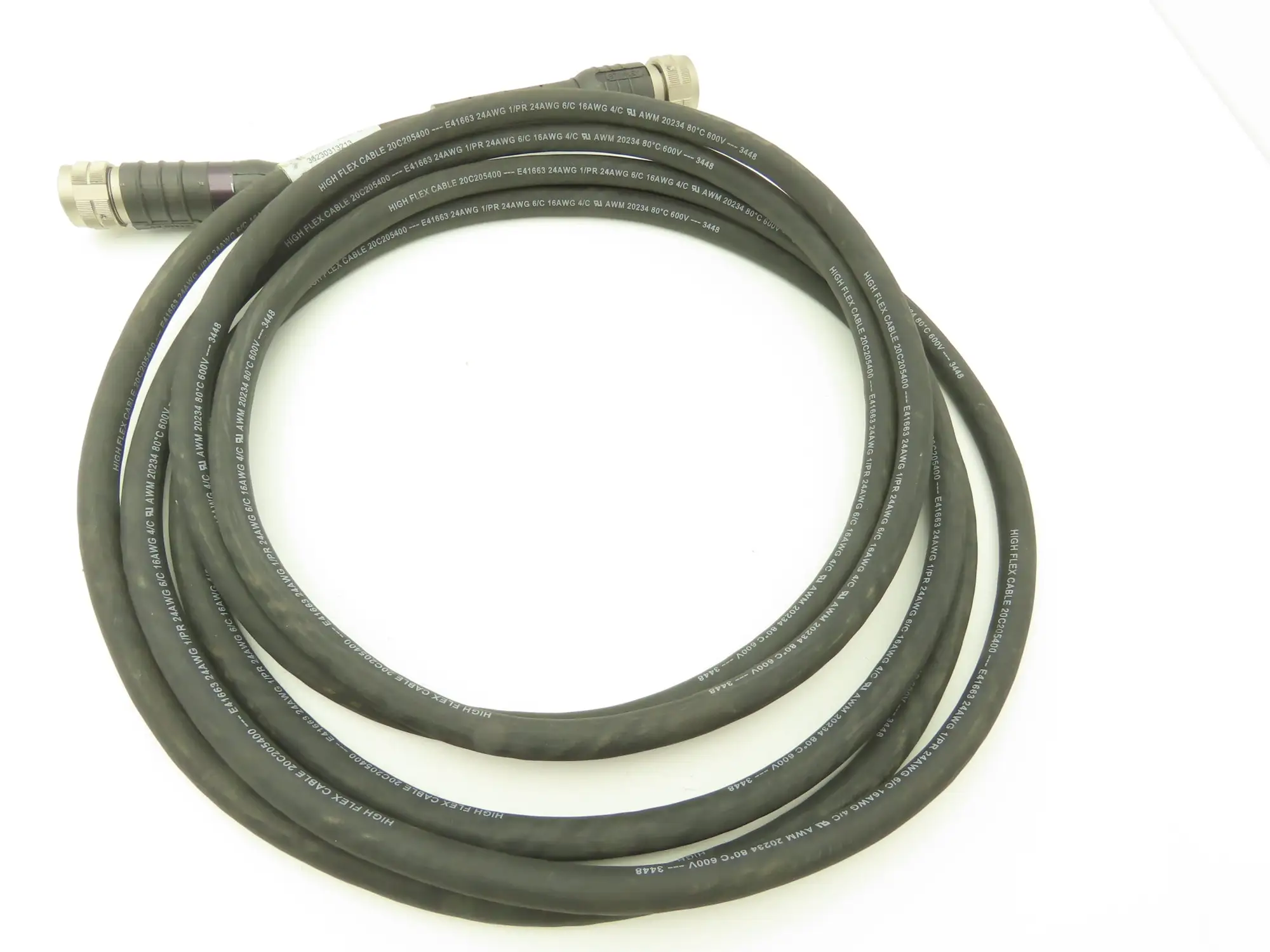 Stanley 20C109305 Rev C Electric Nutrunner Control Cable 5M 17Ft