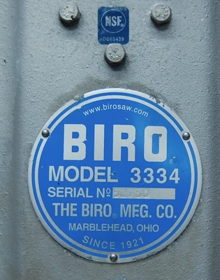 142-0701 Biro 3334 Meat Saw