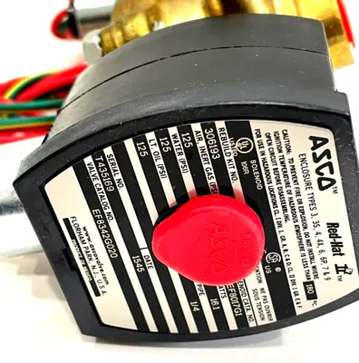 NEW ASCO EF8342G020 120VAC 60HZ SOLENOID VALVE