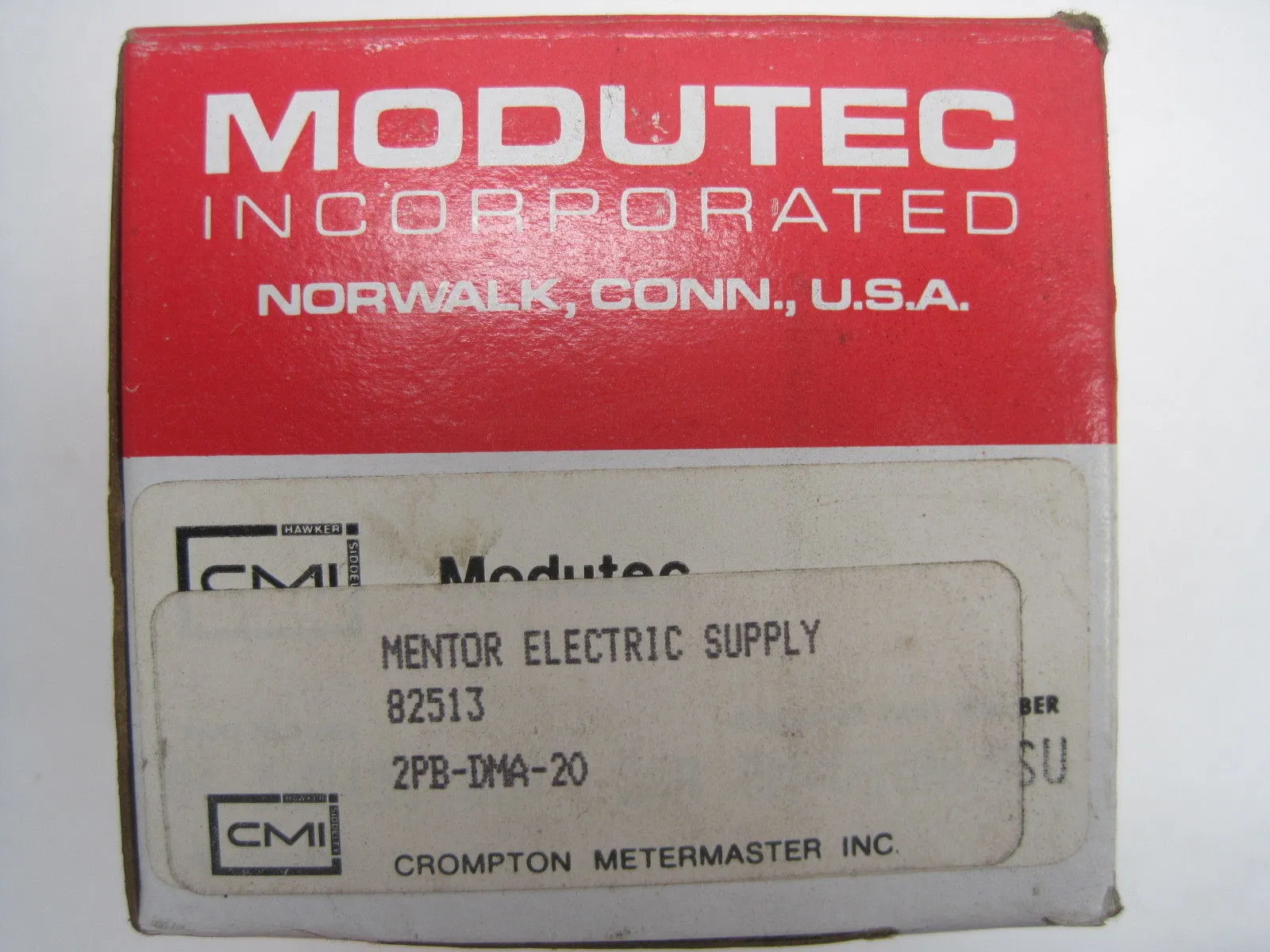 New Modutec 2PB-DMA-20 Panel Meter 82513 2PBDMA20