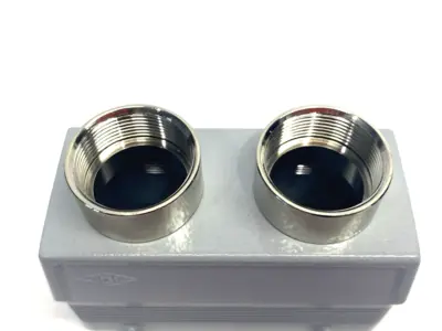 New | in-Stock ILME Mencom Hood, C-TYPE series, with 4 pegs, M32 x 2 top Entry Connector Accessories Michigan US | Maverick Industrial Sales #1390602