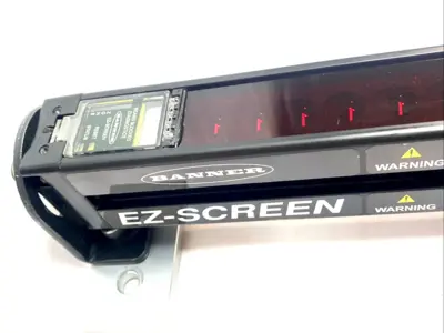 Used BANNER EZ-SCREEN LIGHT CURTAIN SET /SLSCR30-600Q8 EMITTER/RECEIVER Light Curtains & Grids | Maverick Industrial Sales #1104273
