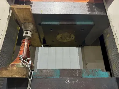 200 TON AMD 4-POST TIE-ROD FRAME HEAVY DUTY HYDRAULIC PRESS & MULTI-PRESSURE HYDRAULIC UNIT: STOCK #19452