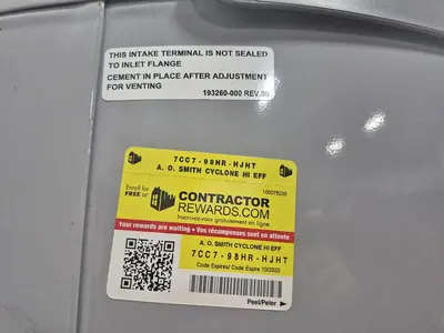 USED A.O. SMITH CORPORATION BTH-500A 300