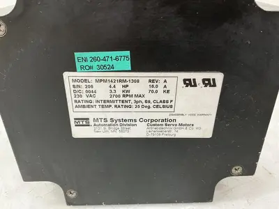 USED MTS SYSTEMS CO MPM1421RM-1308