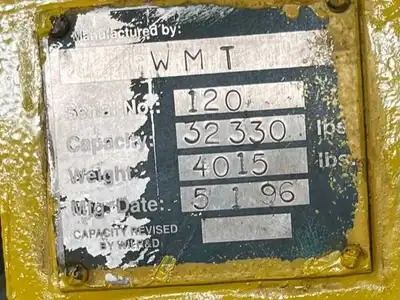 32,330# x 48" WMT C-Hook