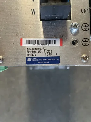 NIKKI DENSO / NCR-DDA0A2A-222 / AC SERVO DRIVER @3A