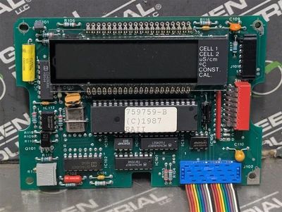 U.S. Filter 29096 Turbidity Meter Display Board Assembly Used