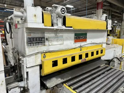 48" X 14 GA ROWE & HERR-VOSS CUT TO LENGTH CTL LINE: STOCK #22752