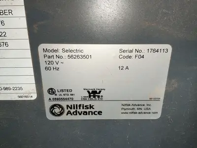 Used NILFISK ADVANCE SELECTRIC Material Handling (misc) Ohio US | HGR 24 #1518164