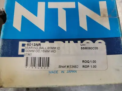 Deep Groove Ball Bearing 6013NR