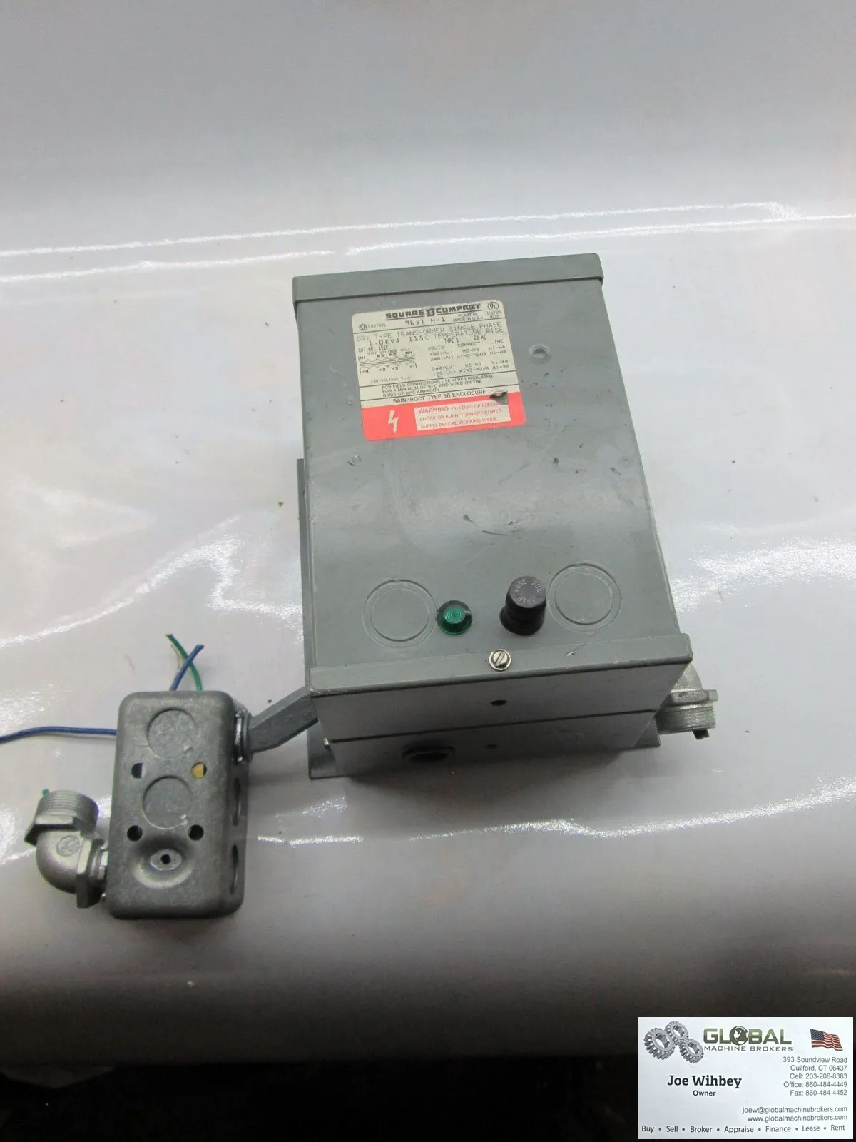 Square D 1S1F Transformer 1KVA - 240x480VAC - 120/240VAC