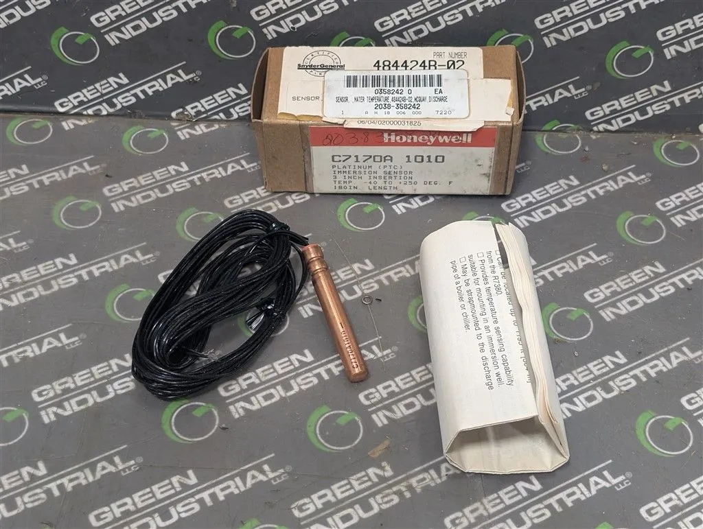 Honeywell C7170A 1010 Platinum (PTC) Immersion Sensor 3 Inch Insertion New NIB