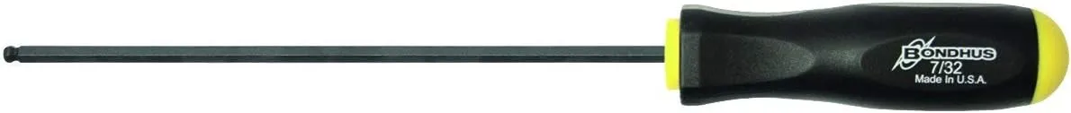 Bondus 7/32" Ball End Long Screwdriver with ProGuard Finish USA Made