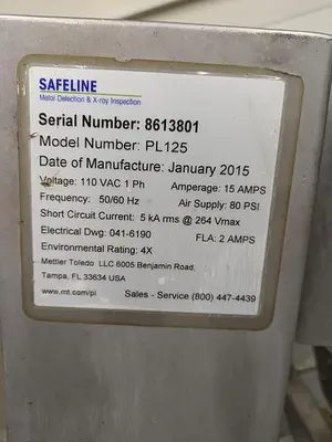 USED 2015 METTLER TOLEDO PL125