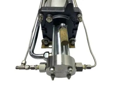 Used Maximator Air Driven Gas Booster 1:60 Pressure & 1:20 Compression Gas Compressors Michigan US | Maverick Industrial Sales #1395626