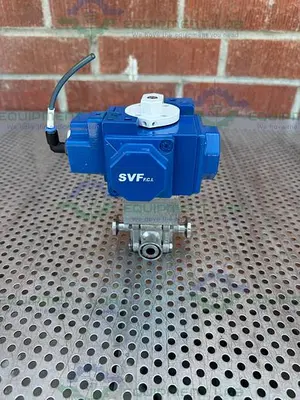 USED COMPACT H2O SR-2CR 1/90 QUARTER TURN ACTUATOR W/ SVF BALL VALVE 1/2"