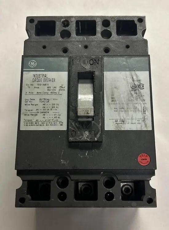 Used GENERAL ELECTRIC TED136070 Miscellaneous Equipment (Electrical & Power) | Surplus Asset Holdings #1202160