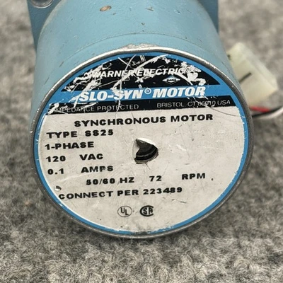 Used Warner Electric SS25 A.C. Motors California US | Davliegogo LLC #1706765
