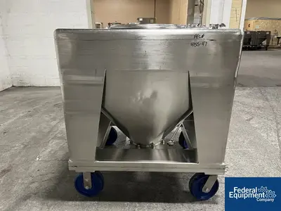 USED TOTE Systems 48" x 42" x 10"  Tote Systems Stainless Steel Transfer Bins