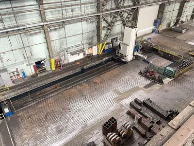 USED GIDDINGS & LEWIS 6 AXES X: 24 000 - Y: 2133 - Z: 4572 MM CNC