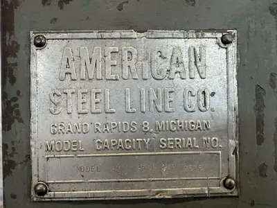 2,500 LB X 12" AMERICAN MODEL #60 PULL OFF COIL REEL UNCOILER : YOBRO #23931