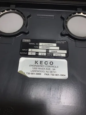 Fisher 4160KF Pneumatic Pressure Controller Input Range 0 to 2000 PSIG