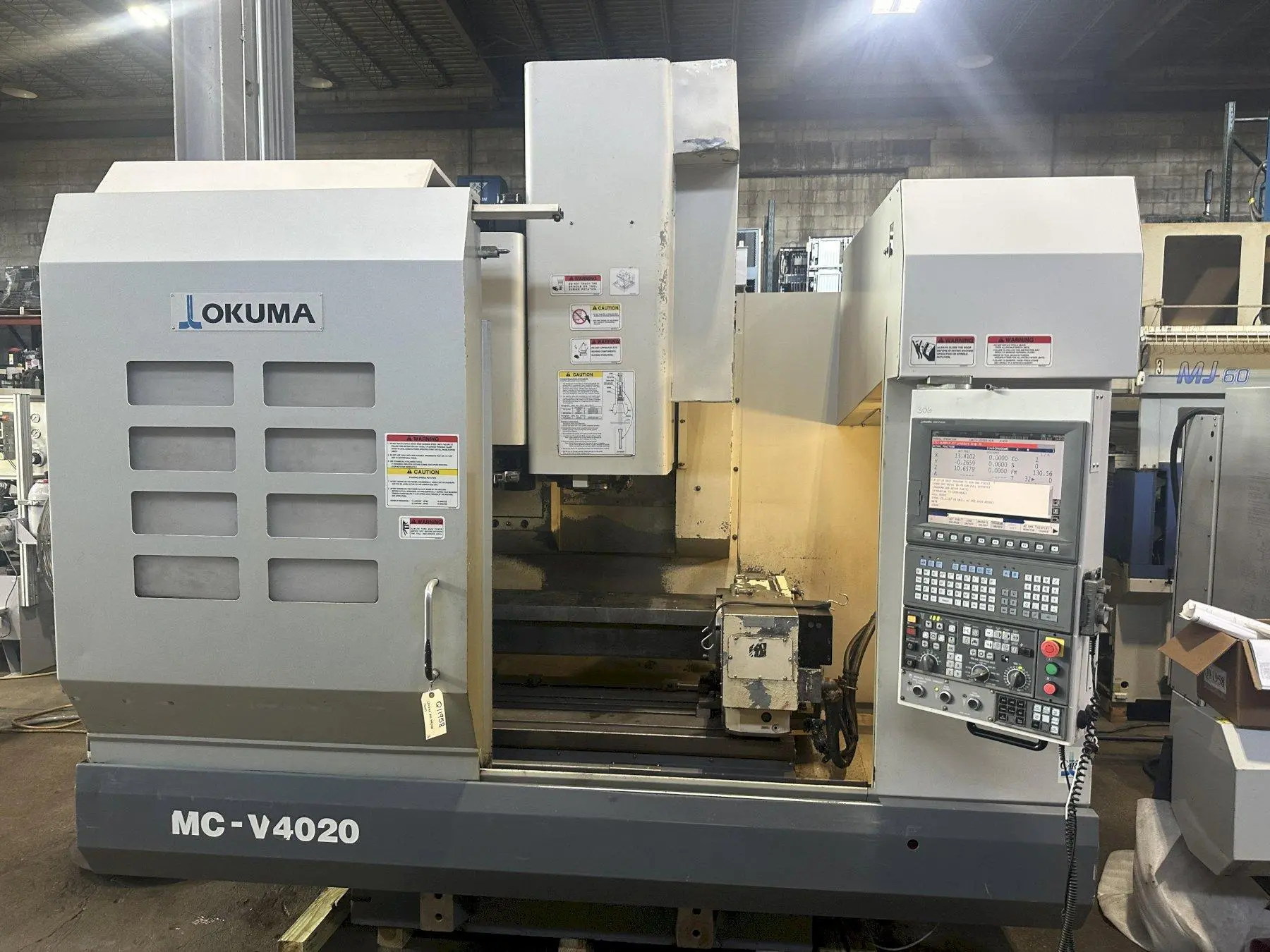 洋楽 okuman1 Used 2007 Okuma MC-V4020 Machining Centers, Vertical Q11958