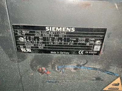 Used SIEMENS 1FT61058AF713AA2 Motors (misc) Ohio US | HGR 24 #1352727