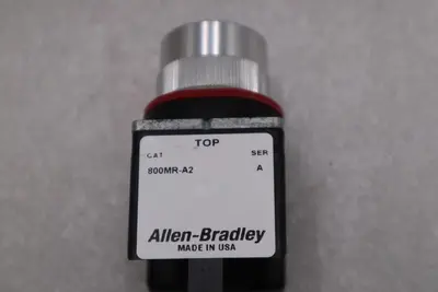 NEW ALLEN BRADLEY 800MR-A2 SER. A SMALL ROUND PUSH BUTTON UNIT STOCK H328A