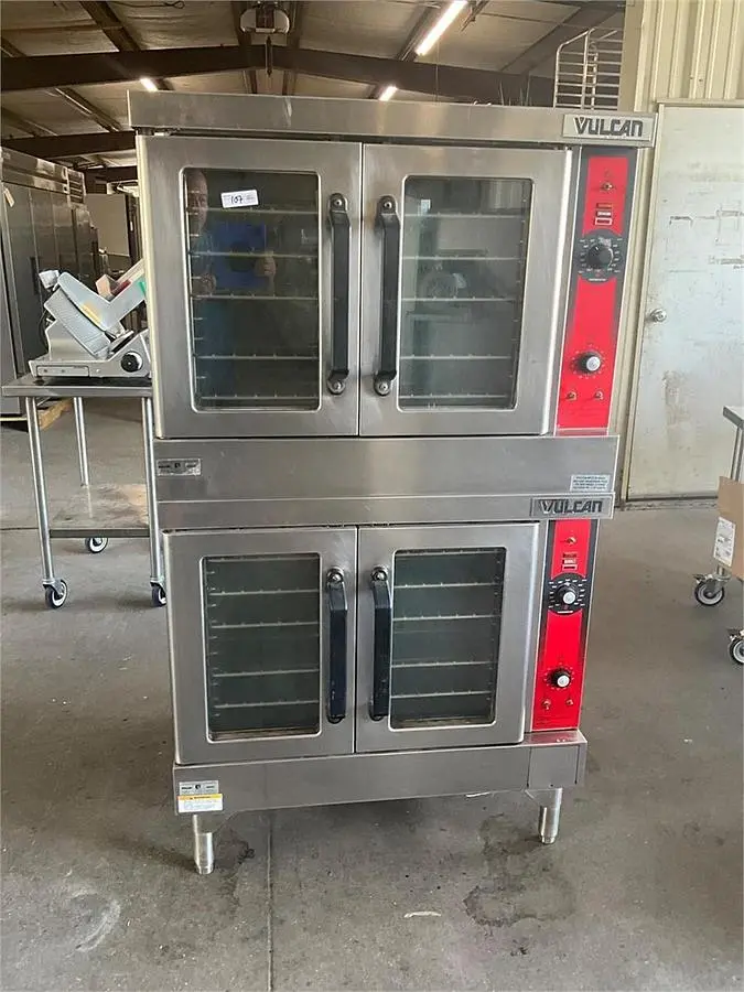 Vulcan full size  gas double stack convection oven