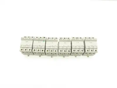 Buss Bussmann CHM3 DIN-Rail Fuse Holder 30A 3-Pole 600V  Lot of 6