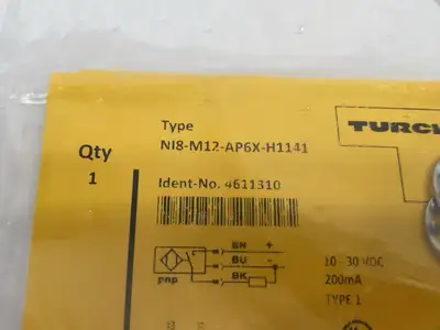New | in-Stock Turck Inductive Prox. Sensor, Ext. Switch Distance, 4611310 Proximity Sensors Michigan US | Maverick Industrial Sales #1421829