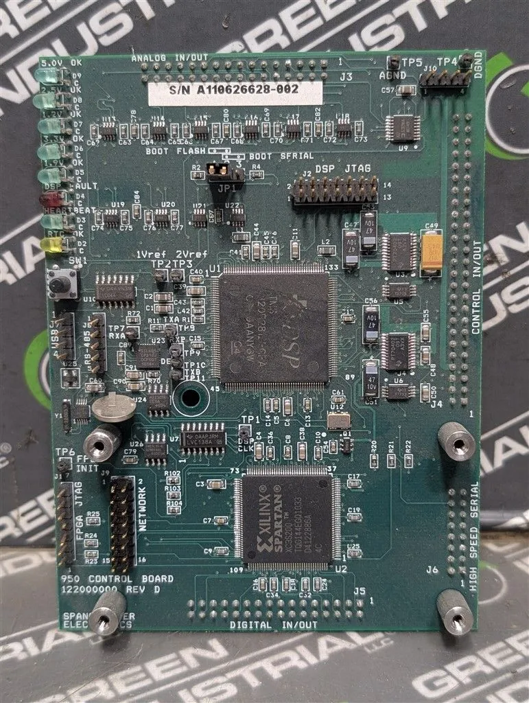 Spang 122000000 Power Controller Analog I/O Board 83600000 Used
