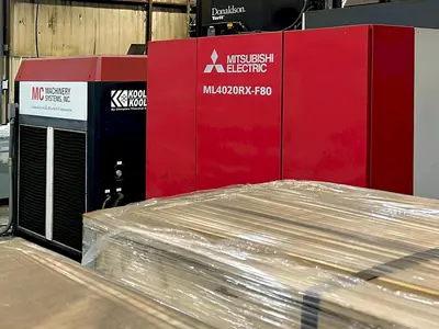 Used 2018 MITSUBISHI ML4020RX-F80 Laser Cutters | Machine Factory Outlet #1267056