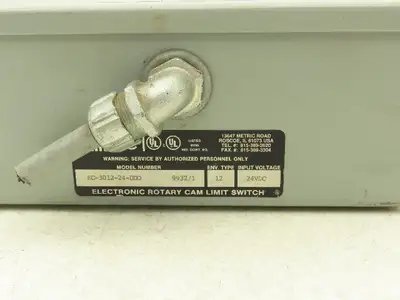 Electro Cam EC-3012-24-DDO Rotary Limit Switch 12-Output 24VDC Dual Shaft