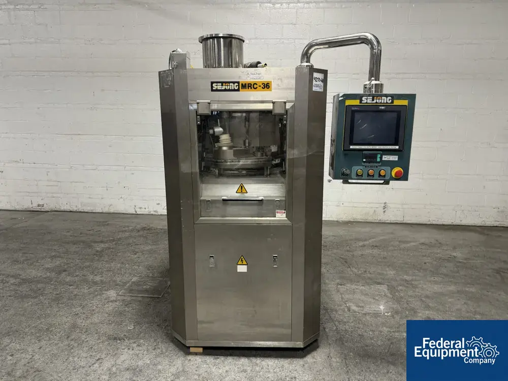 USED Sejong Sejong Rotary Tablet Press, Model RC-36, 36 Station