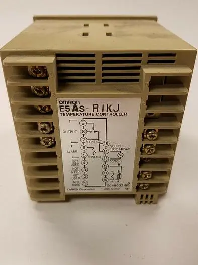 Used OMRON E5 AS-RIKJ 0648632-5B Industrial Controls | ND Industrial Surplus #1222799