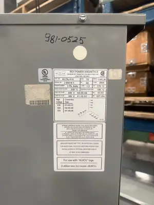 75 KVA - 600V to 380V 3 Phase  Auto-Transformer