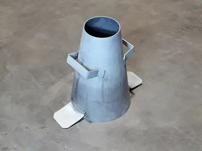 Slump Cone Metric 102708, 4" x 8"