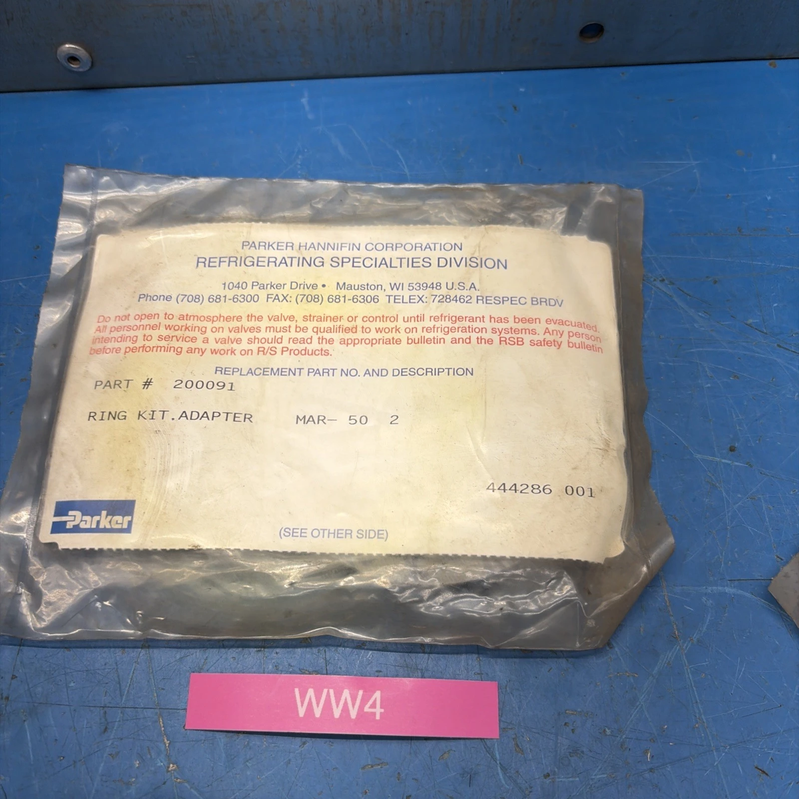 NEW Parker Hannifin 200091