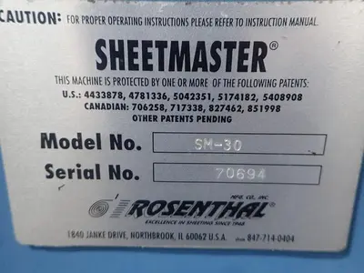 USED ROSENTHAL SM-30