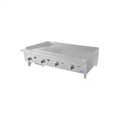 New | in-Stock Atosa New Atosa ATTG-48 HD 48'' Thermo-Griddle with Total 100,000 BTU (with 1" Griddle Plate) Commercial Flat Top Griddles Illinois US | Falcon Restaurant Supply #1375232