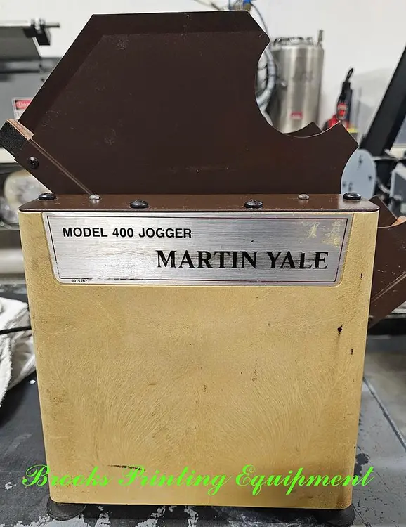 Used MARTIN YALE INDUSTRIES, INC. 400 Paper Joggers North Carolina US | BROOKS PRINTING EQUIPMENT #1136120