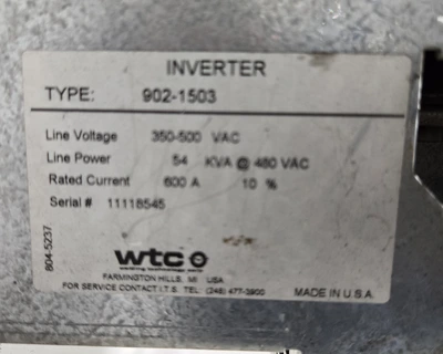 USED WTC 902-1503