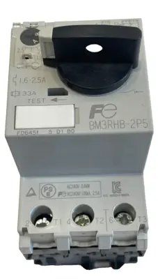 NEW FUJI ELECTRIC BM3RHB-2P5 MANUAL MOTOR STARTER BM3RHB2P5