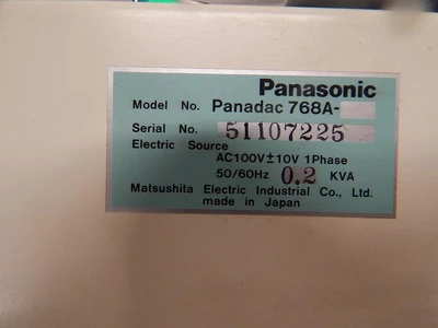 Used MATSUSHITA PANASONIC _UNKNOWN_ Programmable Logic Controllers | OCO Industrial #1648807