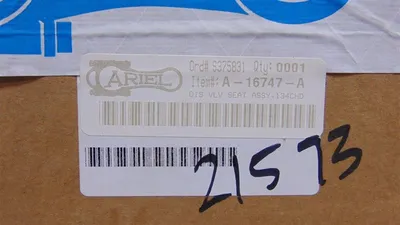 Ariel A-16747-A Compressor Discharge Seat DIS VLV SEAT ASSY, 134CHD New NIB